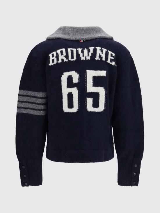 26FW 톰브라운 스웨터 MKJ146BY1047 415 Navy - THOM BROWNE