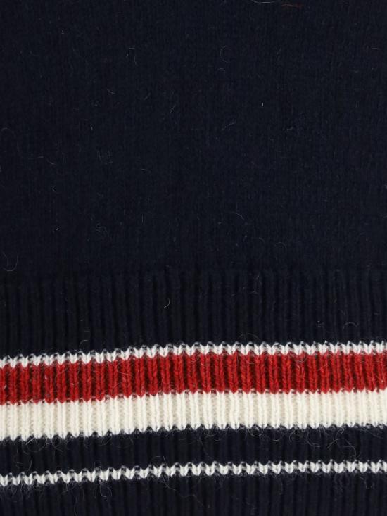 26FW 톰브라운 베스트 MKV097AY1506 415 Navy - THOM BROWNE