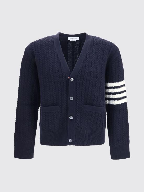 26FW 톰브라운 스웨터 MKC661AY1005 415 Navy - THOM BROWNE