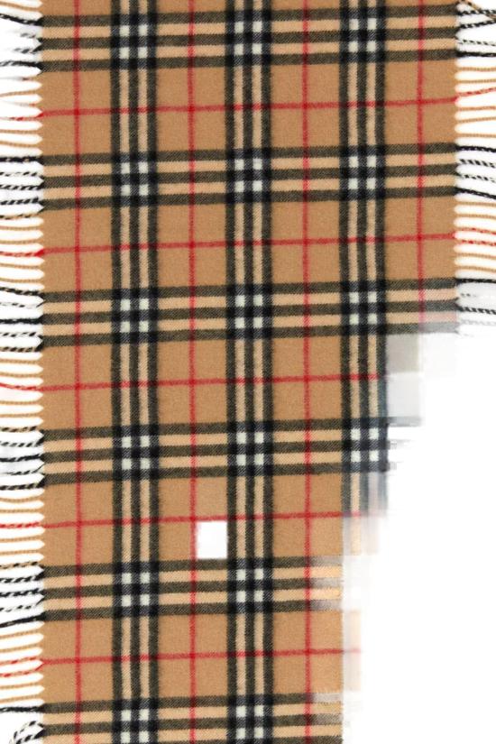 26FW 버버리 체크 캐시미어 해피 스카프 8079995 A7026 BEIGE - BURBERRY