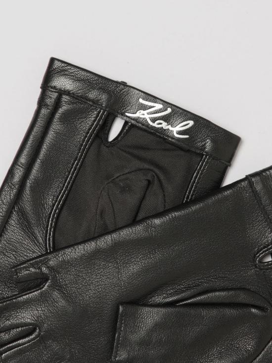 26FW 칼라거펠트 장갑 B3W33011 999 Black - KARL LAGERFELD