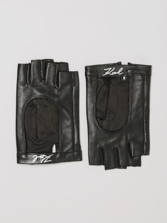 26FW 칼라거펠트 장갑 B3W33011 999 Black