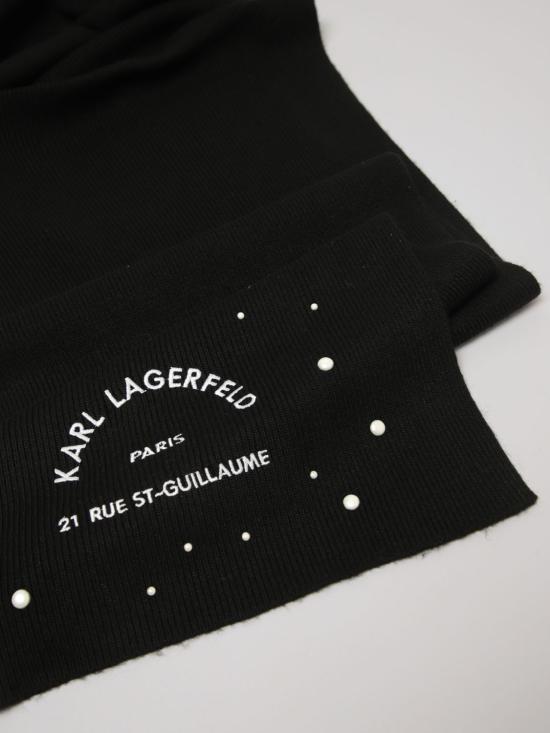 26FW 칼라거펠트 머플러/스카프 B3W33043 999 Black - KARL LAGERFELD