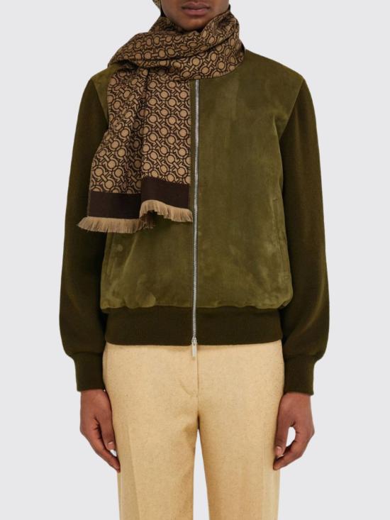 26FW 살바토레 페라가모 머플러/스카프 520187 795568 004 Brown - SALVATORE FERRAGAMO