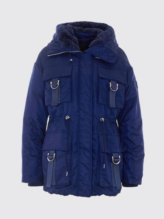 26FW 핑코 코트 107723A2OI F92 Blue - PINKO