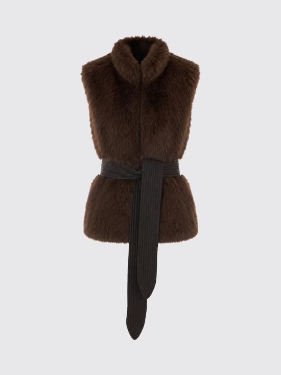 26FW 리우조 코트 WF6203E1136 X0787 Brown - LIU JO