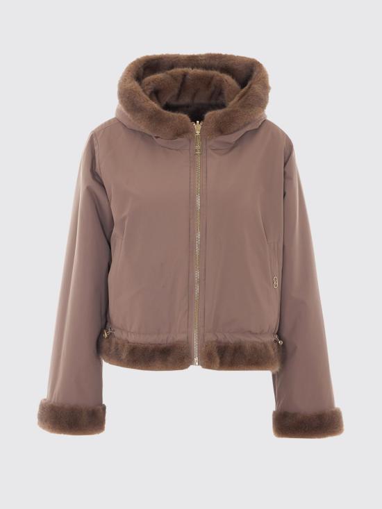 26FW 리우조 코트 TF6005E1135 X0789 Brown - LIU JO