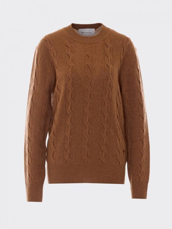 26FW 아미 스웨터 UKS880KN0189 280 Brown - AMI
