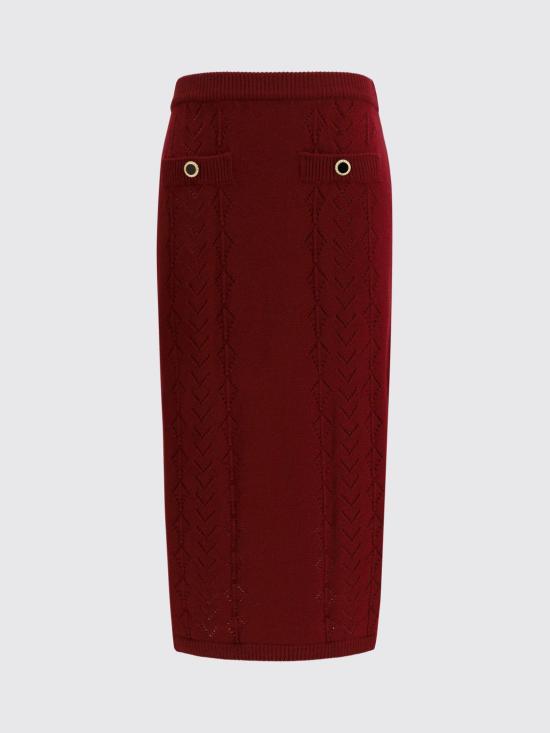 26FW 알레산드라리치 스커트 FABX4498K4847 0527 Burgundy - ALESSANDRA RICH
