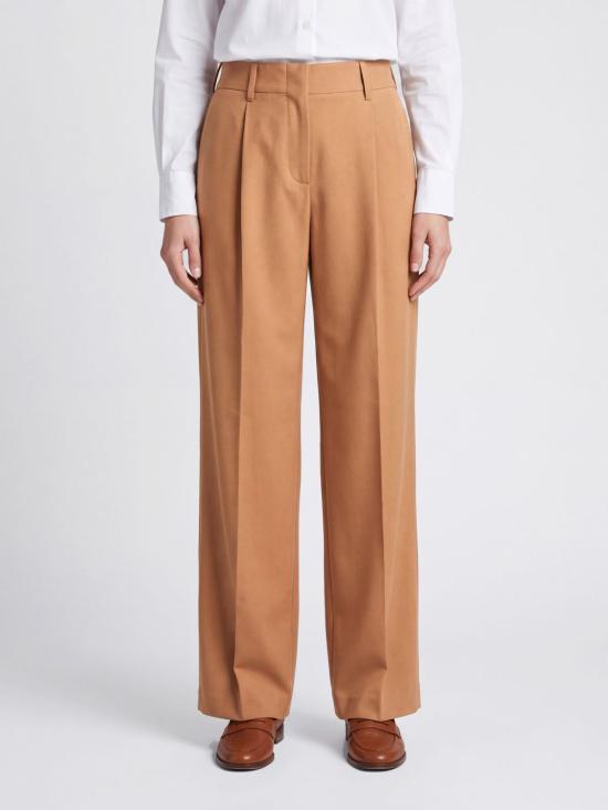 26FW 에르노 하이웨이스트 와이드 플리츠 팬츠 PT000270D12640 2157 Camel