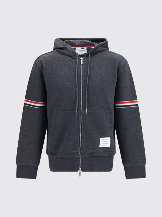 26FW 톰브라운 긴팔 티셔츠 MJT592AJ0328 015 Black - THOM BROWNE