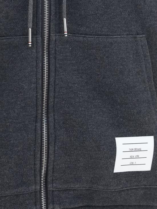 26FW 톰브라운 긴팔 티셔츠 MJT592AJ0328 015 Black - THOM BROWNE