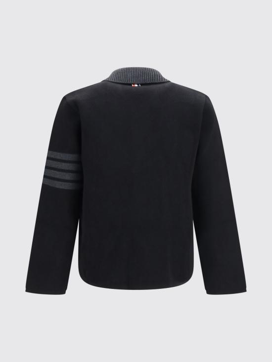 26FW 톰브라운 스웨터 MKJ145BY3019 001 Black - THOM BROWNE