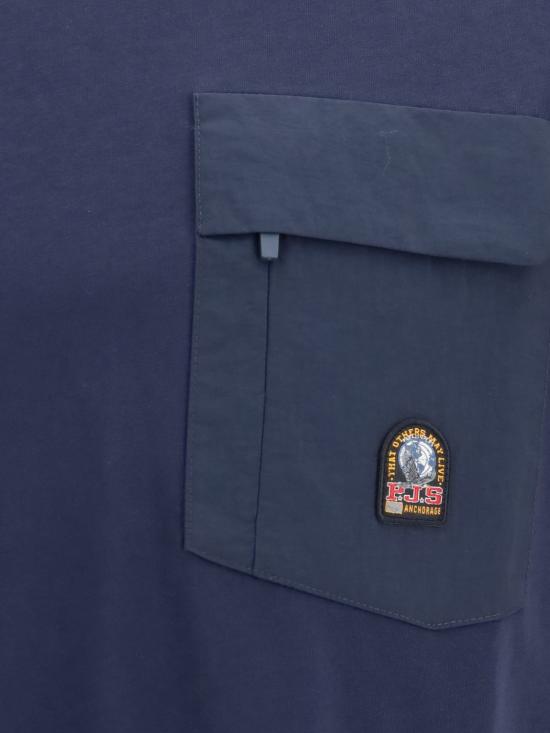 26FW 파라점퍼스 반팔 티셔츠 26WPMTSRY07P38 0316 Navy - PARAJUMPERS