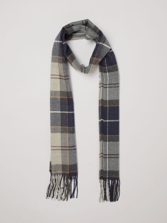 26FW 바버 Galingale 갈링게일 타탄 체크 머플러 USC0300 TN38 Blue - BARBOUR
