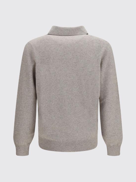 26FW 브루넬로 쿠치넬리 폴로 티셔츠 MQS203805 CVO32 Grey - BRUNELLO CUCINELLI