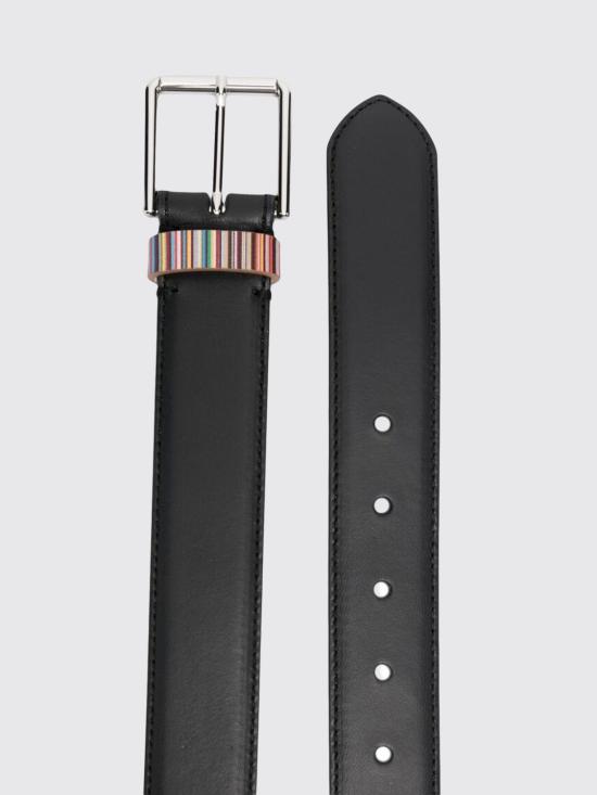 26FW 폴 스미스 스트라이프 키퍼 벨트 M1A4950BMULKE7 9A Black - PAUL SMITH