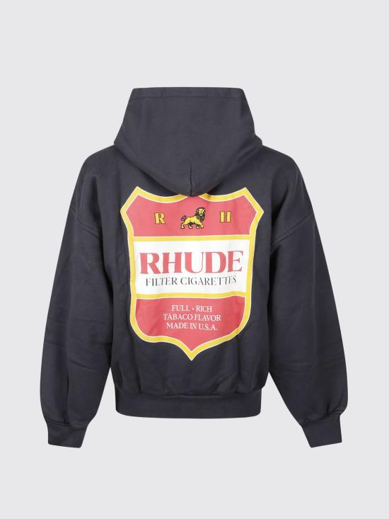 26FW 루드 긴팔 티셔츠 RHPF26HO01012 6499 Black - RHUDE