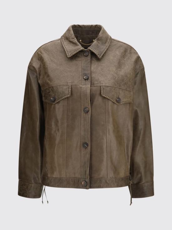 26FW 골든구스 자켓 GWP02789P002667G36110 Green - GOLDEN GOOSE