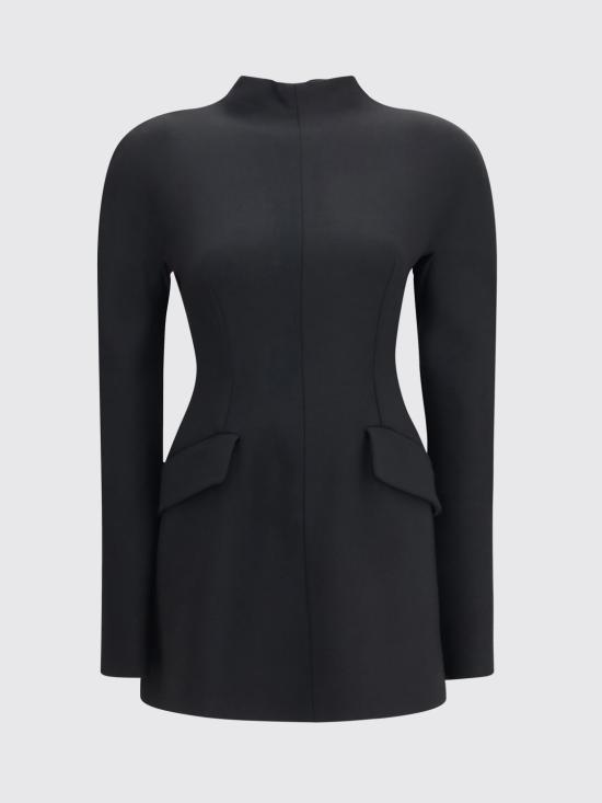 26FW 스포트막스 롱 원피스 2622226032600 003 Black - SPORTMAX