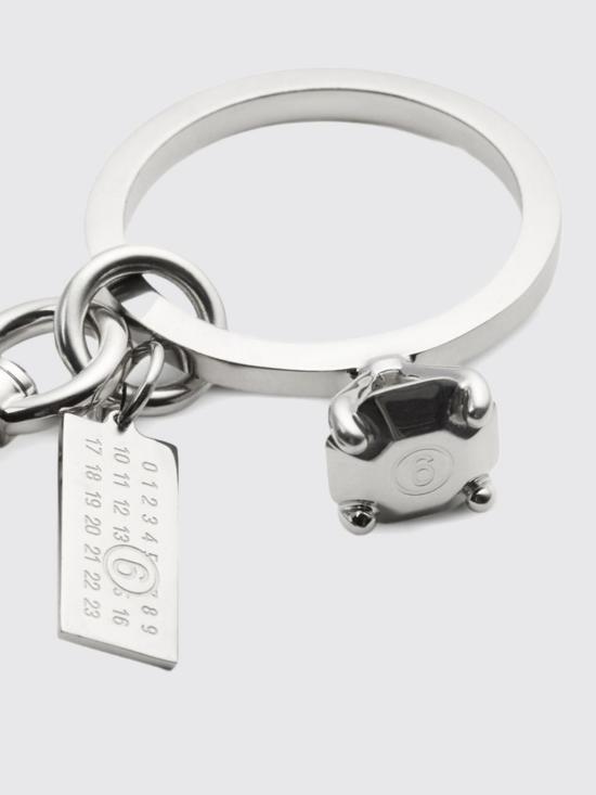 26FW MM6 메종마르지엘라 키링 SM6UA0022P9210 951 Silver - MM6 MAISON MARGIELA