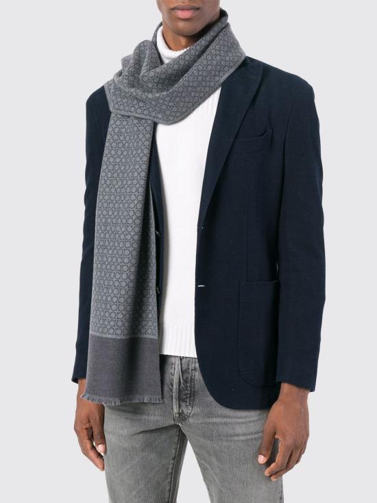 26FW 살바토레 페라가모 머플러/스카프 527047 671684 003 Grey - SALVATORE FERRAGAMO