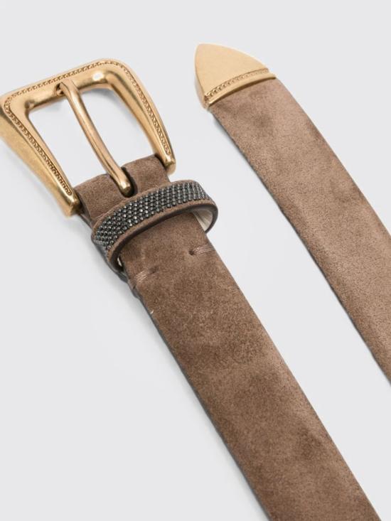 26FW 브루넬로 쿠치넬리 레귤러 벨트 M0DELC283 C9773 Camel - BRUNELLO CUCINELLI