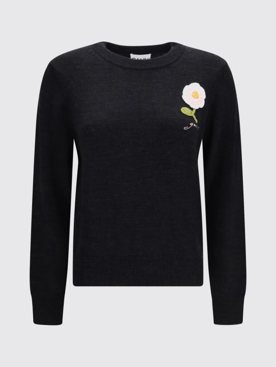 26FW 가니 스웨터 A1150088 252 Charcoal - GANNI