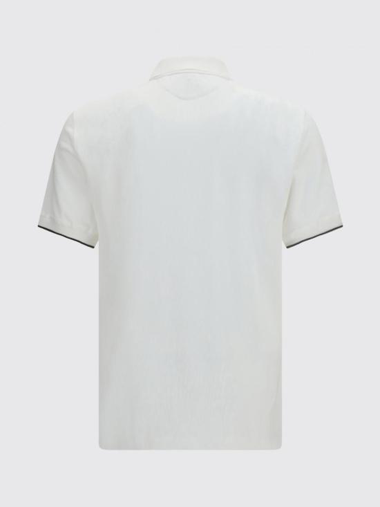 26FW 브루넬로 쿠치넬리 피케 폴로 셔츠 ME8548788 CJB65 White - BRUNELLO CUCINELLI