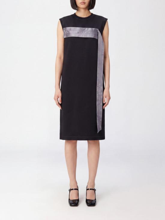 26FW 마르니 롱 원피스 ABMA1599Q0UTVA07 00N99 Black