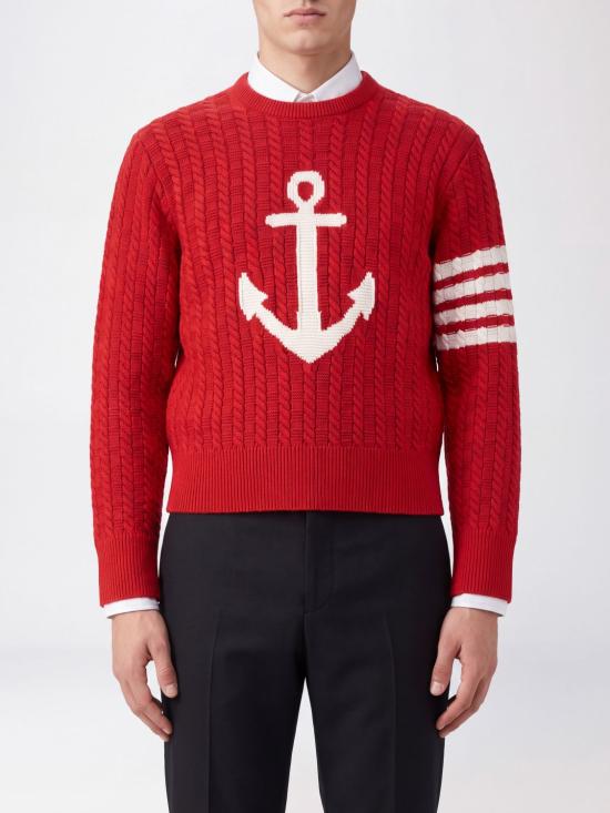 26FW 톰브라운 스웨터 MKA594AY1005 600 Red