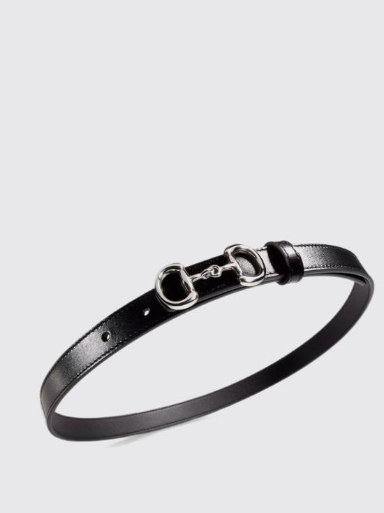 26FW 구찌 홀스빗 1955 가죽 벨트 A006LPAAGW8 1000 Black - GUCCI