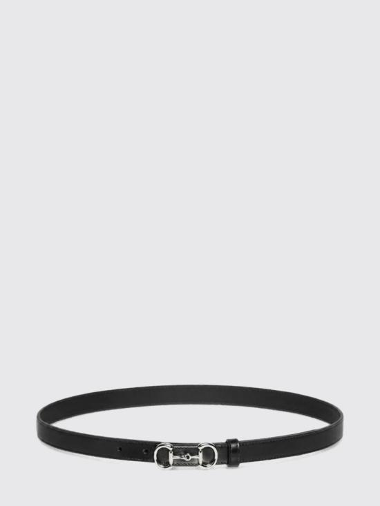 26FW 구찌 홀스빗 1955 가죽 벨트 A006LPAAGW8 1000 Black