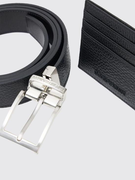 26FW 엠포리오 아르마니 벨트 EM002772AF13396 UC001 Black - EMPORIO ARMANI