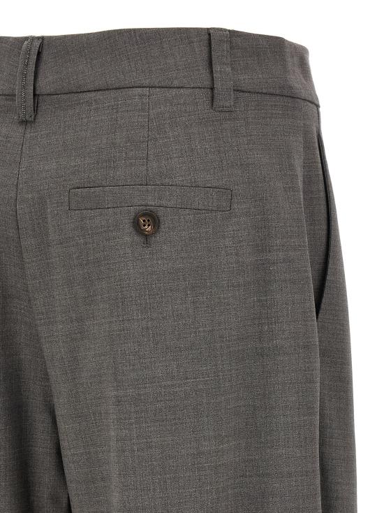  브루넬로 쿠치넬리 팬츠 LDMPW07P9272C010 GREY - BRUNELLO CUCINELLI