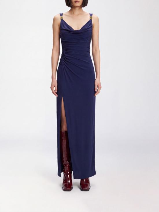 26FW 베르사체 롱 원피스 10267061A12497 1U610 Navy