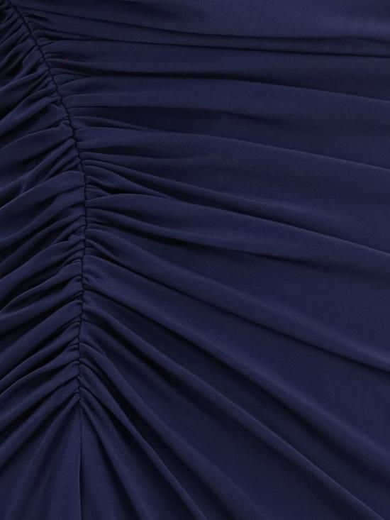 26FW 베르사체 롱 원피스 10267061A12497 1U610 Navy - VERSACE