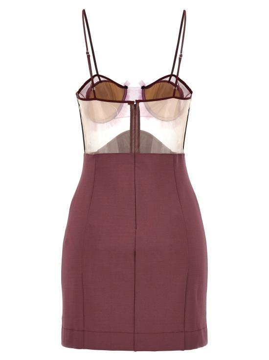  넨시 도자카 원피스 LDNDAW23DR152CRBRY BURGUNDY - NENSI DOJAKA