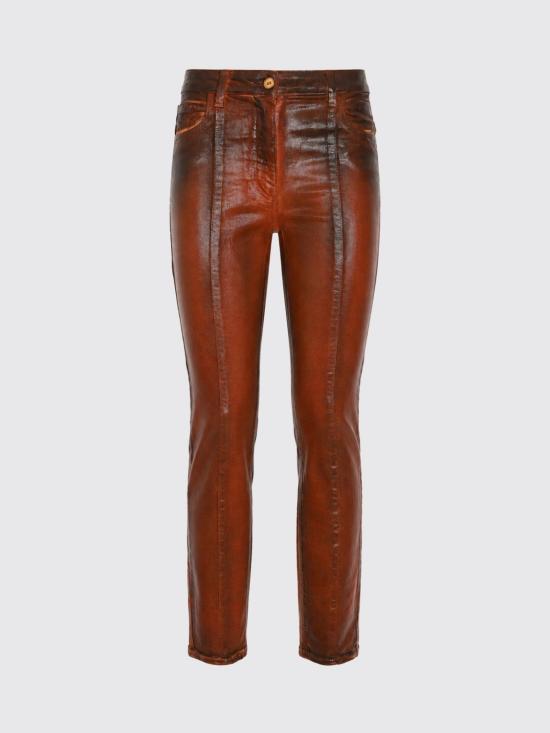 26FW 엘리자베타프랜치 데님 팬츠 PJ21I66E2 FK3 Brown - ELISABETTA FRANCHI
