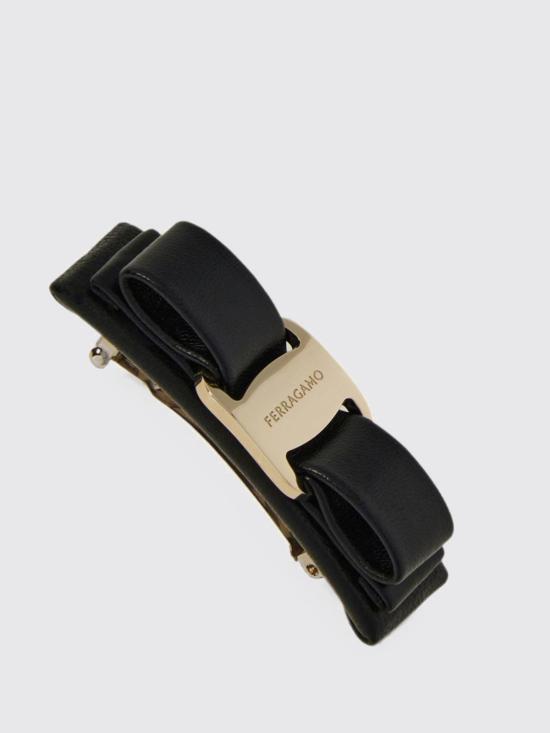 26FW 살바토레 페라가모 헤어 액세서리 340477 796291 001 Black - SALVATORE FERRAGAMO