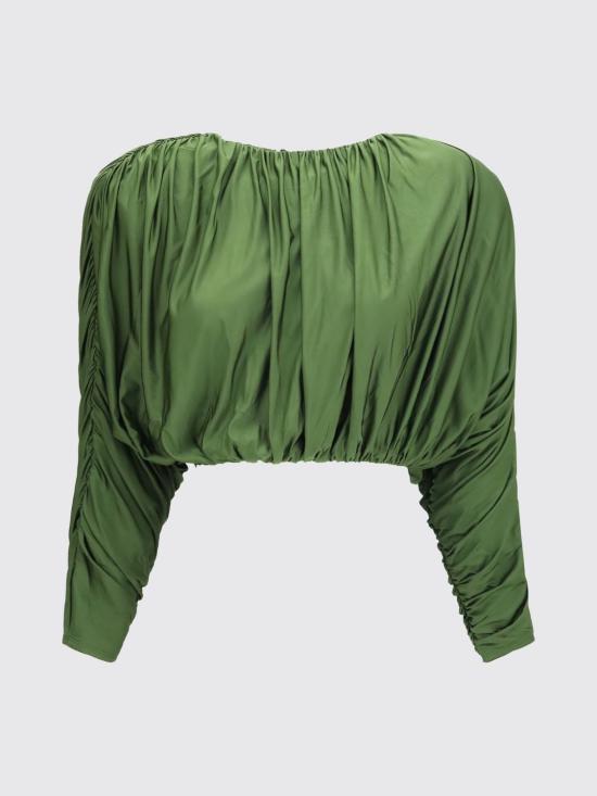 26FW 셀프 포트레이트 탑 AW26009TAG Green - SELF PORTRAIT