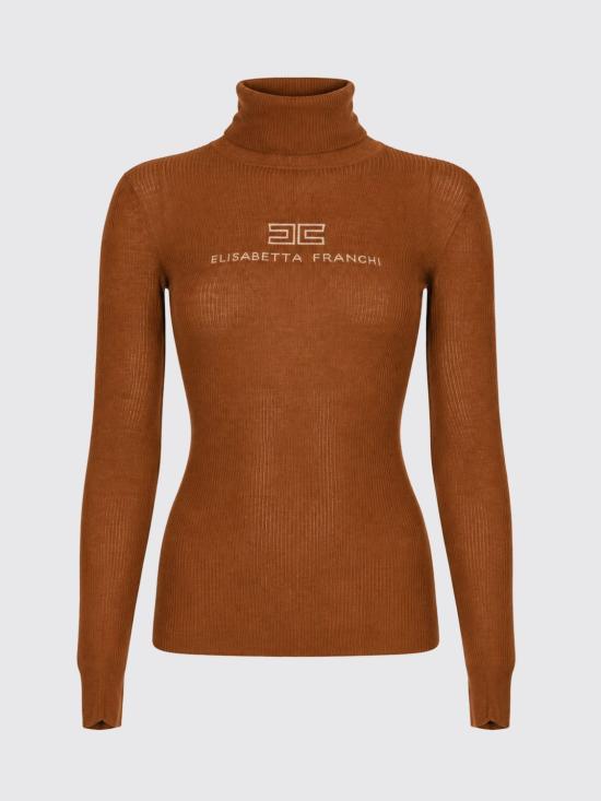 26FW 엘리자베타프랜치 스웨터 MK18B66E2 FQ4 Tobacco - ELISABETTA FRANCHI