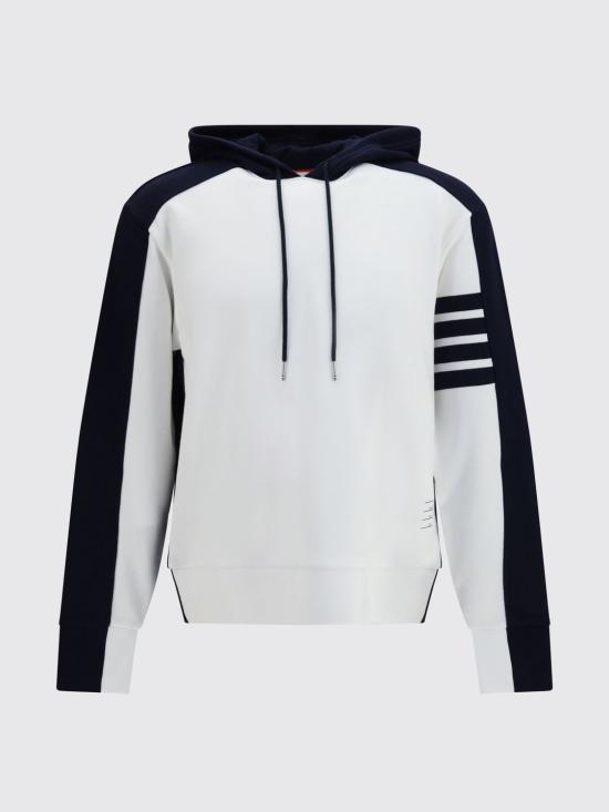 26FW 톰브라운 긴팔 티셔츠 MJT579A00535 104 White - THOM BROWNE