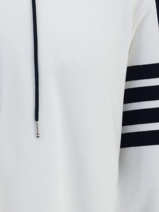 26FW 톰브라운 긴팔 티셔츠 MJT579A00535 104 White - THOM BROWNE