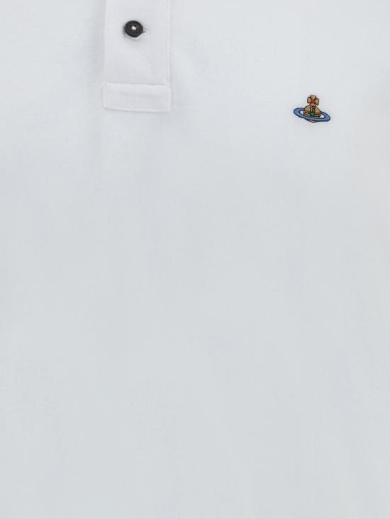26FW 비비안웨스트우드 폴로 티셔츠 2H010010J00AU A401 White - VIVIENNE WESTWOOD