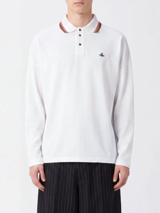 26FW 비비안웨스트우드 폴로 티셔츠 2H010010J00AU A401 White
