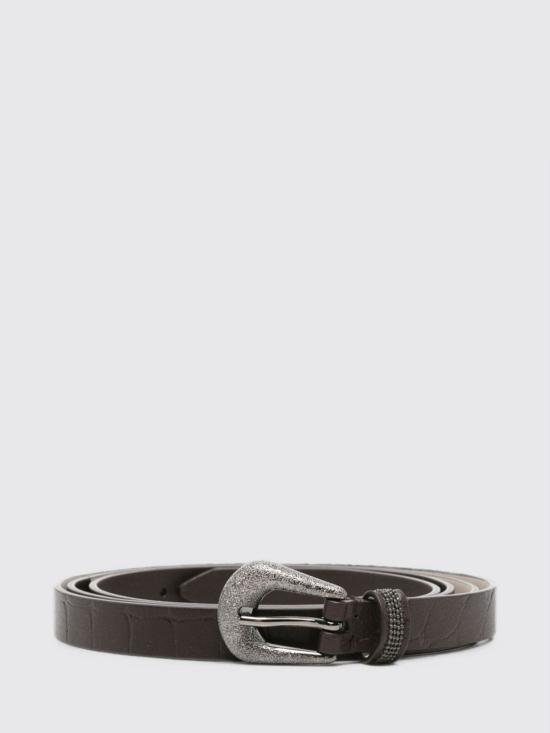 26FW 브루넬로 쿠치넬리 레귤러 벨트 M0CMBC150 C8279 Brown
