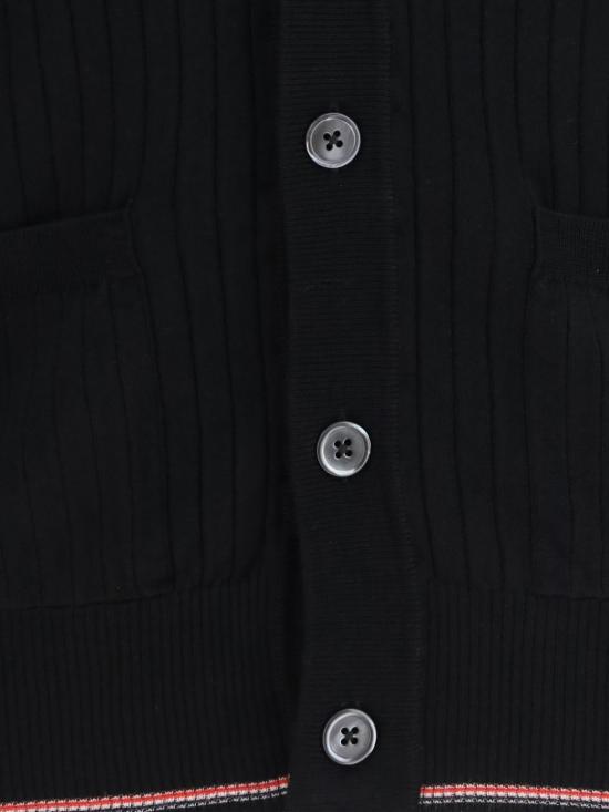 26FW 톰브라운 스웨터 MKC648AY1055 001 Black - THOM BROWNE