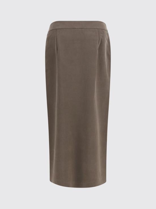 26FW 조르지오 아르마니 스커트 GW003452TE23029 U6063 Mud - GIORGIO ARMANI