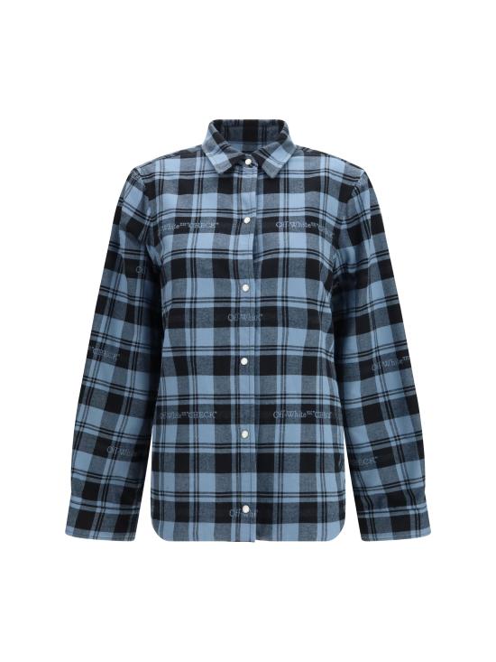 26FW 오프화이트 셔츠 2FG00659T W459 BLUE